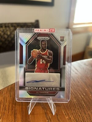 AJ GRIFFIN 2022-23 PANINI PRIZM SILVER PRIZM ROOKIE AUTOGRAPH RC AUTO Q2550 - Image 1 of 2