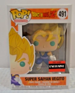 Funko Pop AAA Anime Exclusive Dragonball Z Super Saiyan Vegeta Authentic IN HAND - Picture 1 of 7