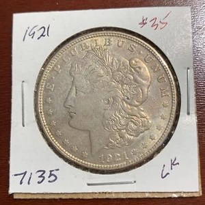 1921 S Morgan Silver Dollar 7135 - Picture 1 of 9