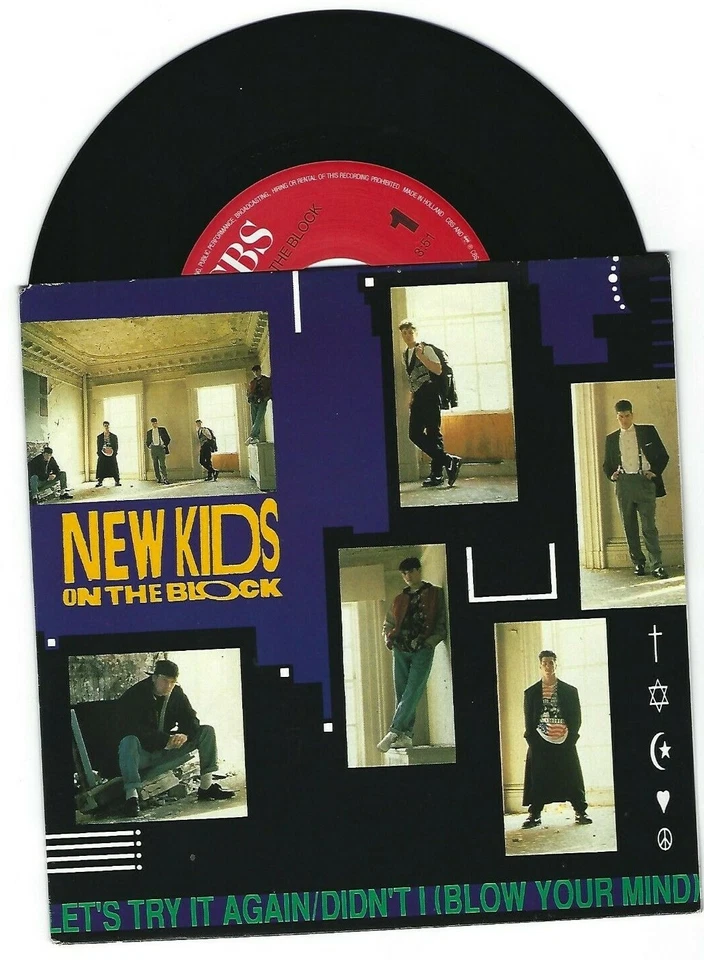 NEW KIDS ON THE BLOCK (NKOTB) LET'S TRY IT AGAIN CHRISTMAS 45 FROM NETHERLANDS  - Image 1 of 1