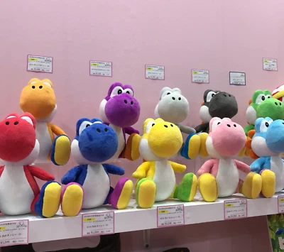 Peluche Super Mario World Yoshi 10 Colores COLECCIÓN TODAS LAS ESTRELLAS Talla 8 pulgadas Foto 1 de 4