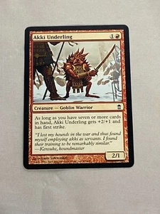 MTG Akki Underling Artist Proof Sketch and Signature Signed Vohwinkel - Picture 1 of 2