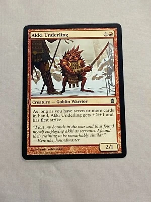 MTG Akki Underling Artist Proof Sketch and Signature Signed Vohwinkel - Image 1 of 2