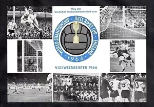 Original German 1966 Football World Cup England v Germany Card Postal Cover - Picture 1 of 2