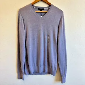 Michael Kors men’s Blue Long Sleeve Knit Sweater Size Small New With Tags - Picture 1 of 6