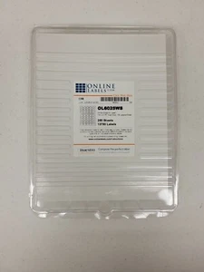 OL6025WS - White Gloss Laser - 1.5" x 0.75" Oval Labels 220 Sheets - Picture 1 of 2