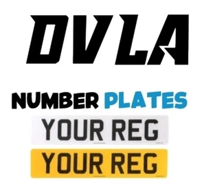 PAIR OF NUMBER PLATES 100% MOT AND ROAD LEGAL/ REPLACEMENT REGISTRATION PLATES - Picture 1 of 15