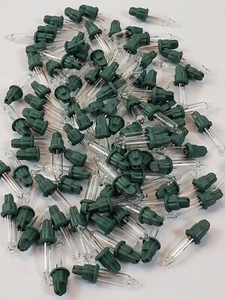  100 Replacement Mini Bulbs Incandescent 2.5 Volt 0.425 Watts Christmas Lights  - Picture 1 of 7