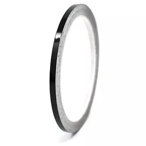 10m Zierstreifen 3mm Schwarz Glanz Auto Motorrad Dekorstreifen Seitenstreifen - Bild 1 von 4