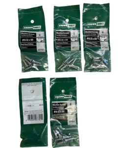 Ovalkopf Kreuzschlitz Maschinenschrauben #10-32x 5/8", Zink (5er Pack) 30 Schrauben - Bild 1 von 3