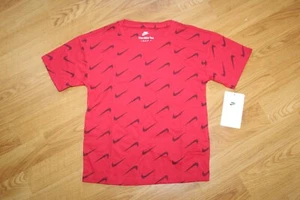 NWT BOYS NIKE SZ 4 SHIRT RED - Picture 1 of 3