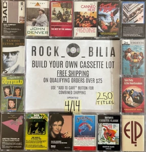 ALL GREATEST HITS BUILD YOUR LOT CASSETTE TAPES BUY $25 GET FREE SHIPPING 80S ++ - Picture 1 of 439
