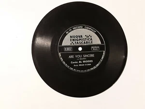 Al Brooks, Orch. Brian Storm – Are You Sincere - Disco Flexi Single Sided - Imagen 1 de 1