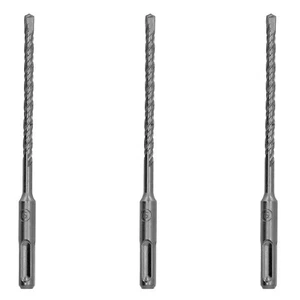 3 Stck. 1/4 Zoll x 6 Zoll SDS Plus Bohrhammer Bohrereinsatz Hartmetallspitze für Beton Mauerwerk - Bild 1 von 9
