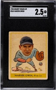 SGC 2.5 - 1938 Goudey Heads Up #263 Marvin (Marv) Owen Chicago White Sox - Picture 1 of 4