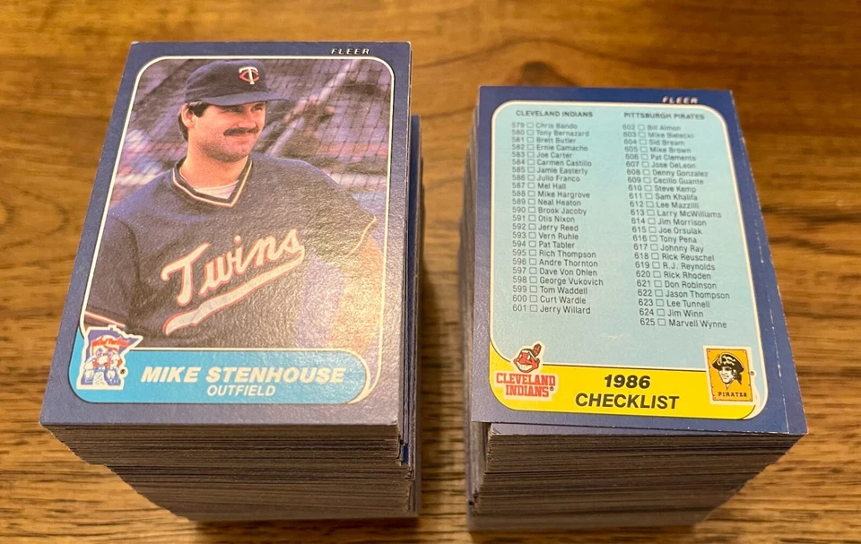 1986 Fleer Baseball Cards 401-660 (EX-NM) - You Pick - Complete Your Set - Image 1 of 1