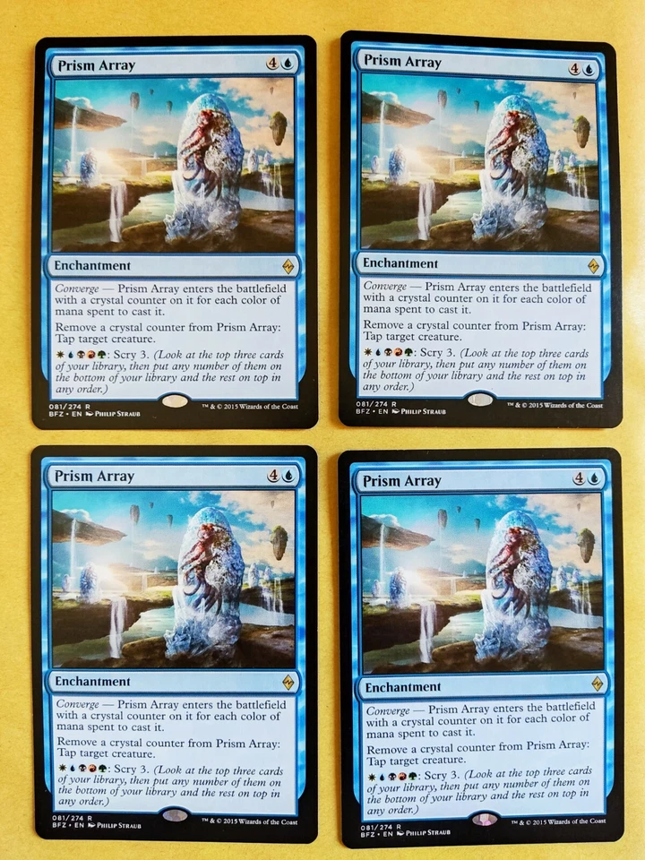 4x Prism Array - MTG Battle for Zendikar BFZ Rare Excellent (EX) - Imagen 1 de 1