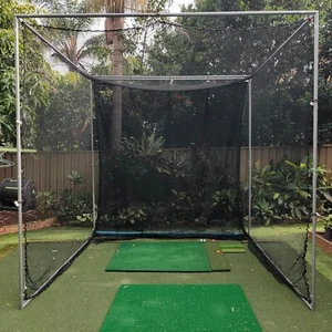 3m x 3m Archery Grade Golf Baffle Net Impact Screen (Black) - Picture 1 of 4