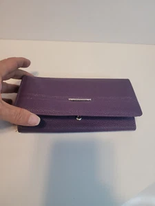 New Menweima Ladies purple textured wallet w/o tags - Picture 1 of 5