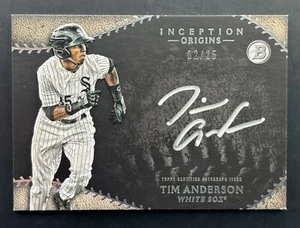 Bowman Inception Origins 2015 Tim Anderson/25 en tarjeta automática #OA-TA - Imagen 1 de 2