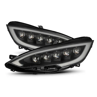 For 12-21 Tesla Model S Nova Black Housing LED Projector Headlamps Headlights - Image 1 of 4