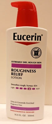 Eucerin Loción Corporal Alivio de la Rugosidad Loción Corporal Sin Perfume para Piel Seca 16.9 OZ Foto 1 de 3