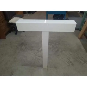 Handy Post for 3-Mailboxes Corrosion Resistant Paintable Vinyl Sleeve, White - Picture 1 of 3