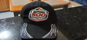 2009 NASCAR 51st Annual Daytona 500 Commemorative Black Racing Cap Hat - Picture 1 of 9