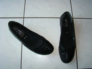 JENNY ARA LEDER SCHUHE 7 G Pumps Ballerinas Halbschuhe 41 Slipper schwarz 1xgetr - Bild 1 von 11