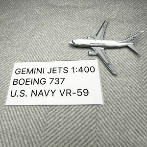GEMINI JETS 1:400 U.S. NAVY VR-59 BOEING 737-700 5831RY - Picture 1 of 1