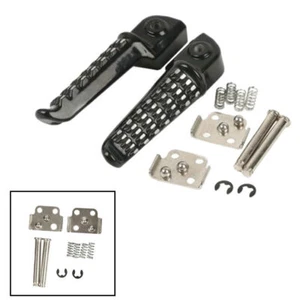 Reposapiés reposapiés pedales pastillas traseras moto aptas para Kawasaki Z750 2004-2012 - Imagen 1 de 9