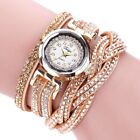 Women Luxury Crystal Women Gold Bracelet Quartz Wristwatch Watches