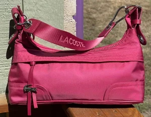 New Lacoste Rose Shoulder Bag Purse Baguette - Picture 1 of 16