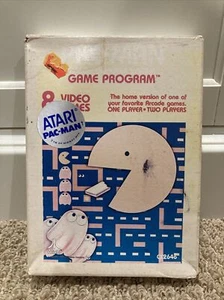 Pac-Man Sears (Atari 2600, 1981) With Box and Instructions - Vintage Video Game - Bild 1 von 7