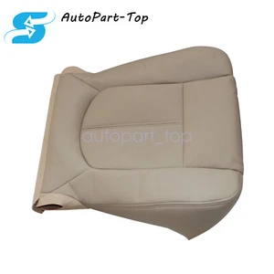 For 2013 2014 Ford F-250 Lariat Bottom Seat Cover Perforated Tan Passenger Side - Picture 1 of 6