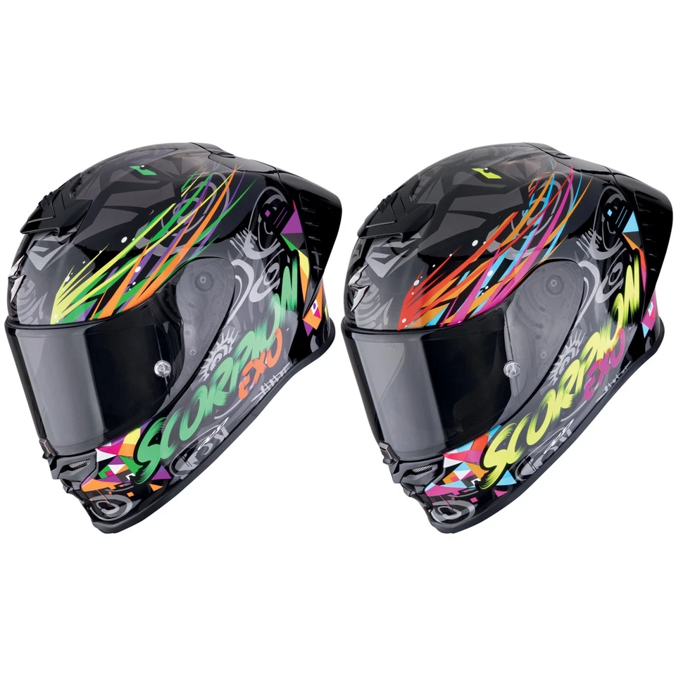 Scorpion Motorrad Helm EXO-R1 Evo 2 II Air Savage - Integralhelm Sport Racing - Bild 1 von 1