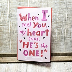 American Greetings Valentine's Day Card For Man Pop Up Heart Smart The One - Picture 1 of 9