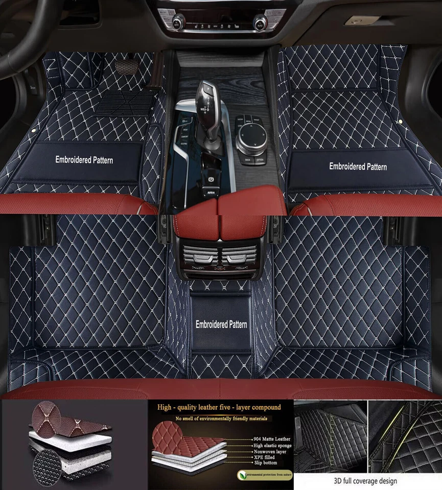 For Mercedes-Benz AMG GT43 GT53 GT63 GT63S GT-C GT-R GT-S Liners Car Floor Mats Foto 1 de 4