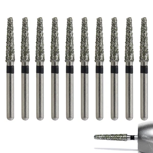 Dental Diamond Burs High Speed FG 856/018SC Round End Taper Diamond Bur Coarse - Bild 1 von 4