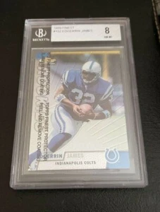 1999 Finest Edgerrin James RC #152 - BGS 8 Rookie RC Colts Miami - Foto 1 di 2
