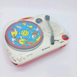 National Portable Record Player SG-503N 100V 60Hz Vintage Turntable Tested Japan - Picture 1 of 14