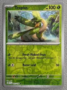 Tropius Reverse Holo NM SV1 007/198 Scarlet & Violet Pokemon Card - Picture 1 of 1