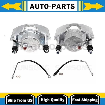 Pinza de freno delantera con mangueras lado del conductor y pasajero se adapta a Chevrolet Tahoe 2000 Foto 1 de 4