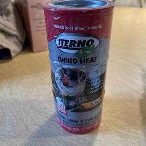 Sterno Green Canned Heat - 3-Pack - #1 Brand for Camping, Cooking, Fondue - New - Picture 1 of 2