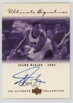 2000-01 UD Ultimate Collection Signatures Bronze /200 Shawn Marion #SM-B Auto - Image 1 of 2