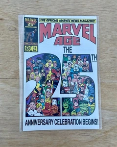 Collezione Libro VINTAGE MARVEL 25° Età Inizia La Celebrazione Anniversario - Foto 1 di 2