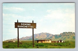 Deming NM-New Mexico, Deming Ranchettes, Antik, Vintage Souvenir Postkarte - Bild 1 von 2