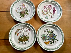 Set of 4 Vintage Portmeirion Botanic Garden Plates Diameter 10inch 26.5cm - S3 - Picture 1 of 7