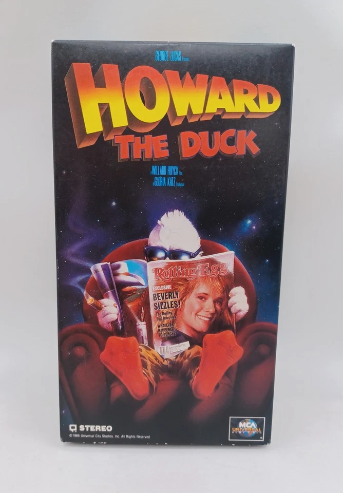 HOWARD THE DUCK (VHS 1986) George Lucas - Cult Comedy - Lea Thompson Tim Robbins - Image 1 of 4