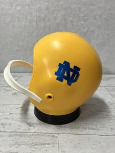 Vintage Plastic NOTRE DAME Football Helmet Bank Loyal Gift Products NCAA College - Picture 1 of 8